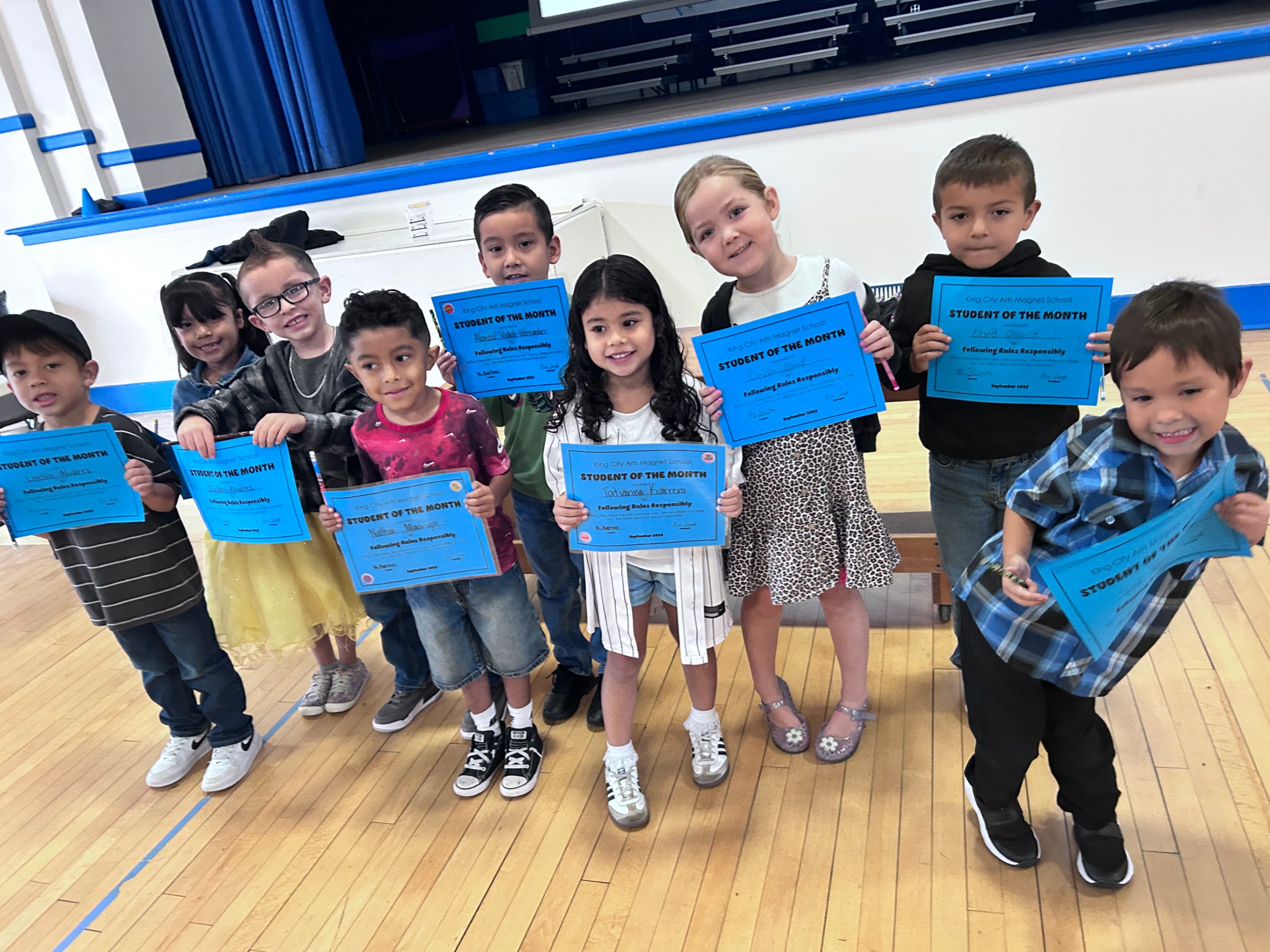 Kinder Student of the Month